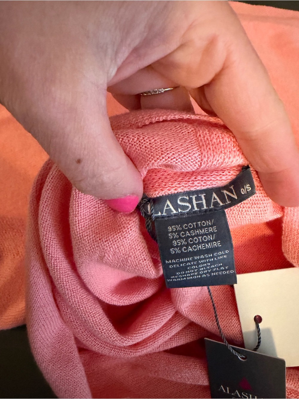 Alashan Cashmere Trade Wind Cotton Cashmere Dress Topper NEW - Picture 6 of 6
